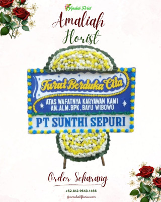 Papan Bunga Duka di Apar Batu